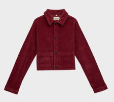 DL1961 KIDS Girl's Manning corduroy Jacket In Paprika cotton stretch size L NWT