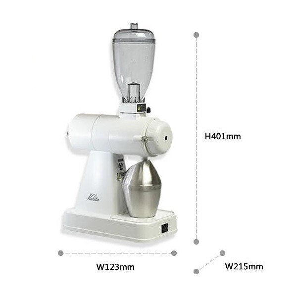 kalita NEXT G2 Electric Coffee Bean Grinder White Limited Color