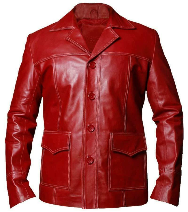 Fight club leather clearance jacket
