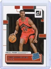 2022-23 DONRUSS RC CHRISTIAN KOLOKO RATED ROOKIE #233 RAPTORS NEAR MINT NM