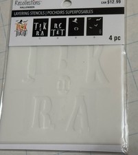 Recollections NEW Halloween Layering Stencils trick-or-treat
