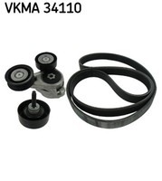 Keilrippenriemensatz SKF Vkma 34110 FüR Focus Ford MAX DM2 2 Turnier Tdci