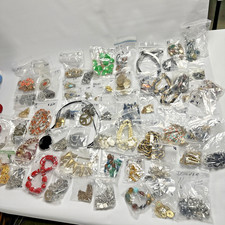 60 Pc 6.3 LB Costume Jewelry Lot Necklaces Earrings Bracelets Reseller Craft
