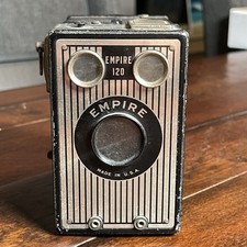 Rare Empire Elite 120 Box Film Camera - Vtg Art Deco Style - Made in USA 1930's