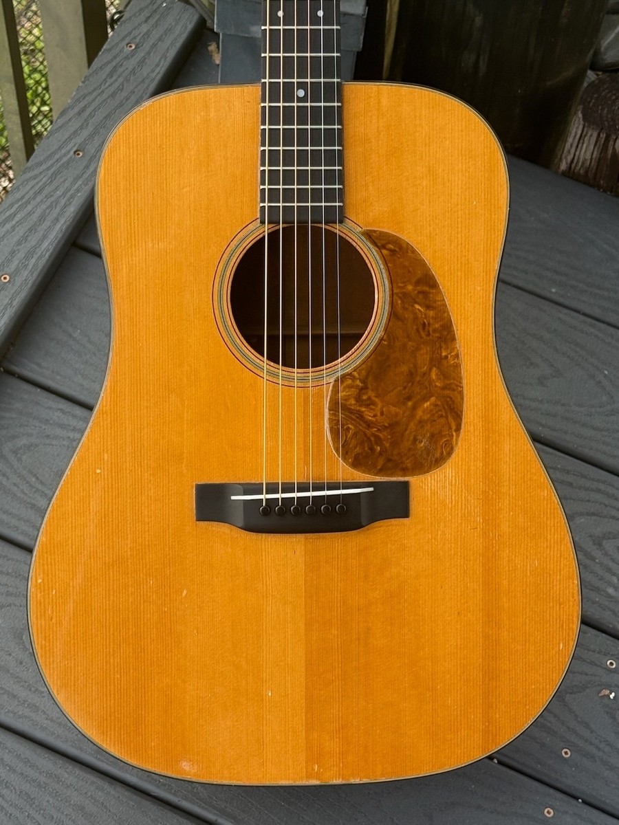 1940 Martin D-18 ultra rare factory Tortoise Headstock w/insane