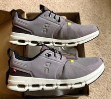ON RUNNING Cloud Sky Youth Kids Girls Running Shoes Sneakers ZINC/GRAPE sz 5 NEW