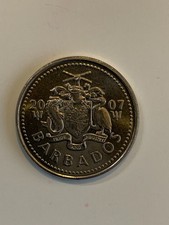 2007 Barbados one barbadian coin