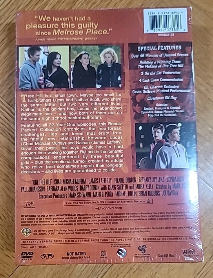One Tree Hill: the Complete First Season (DVD, 2003) Brand New - Image 2 of 2