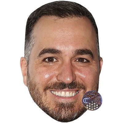 Brian Quinn (Smile) Celebrity Mask, Flat Card Face, Fancy Dress Mask