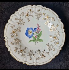 Piatto Meissen 29,5 Cm Oro/Fiore/Bordo Oro Perfette Condizioni 