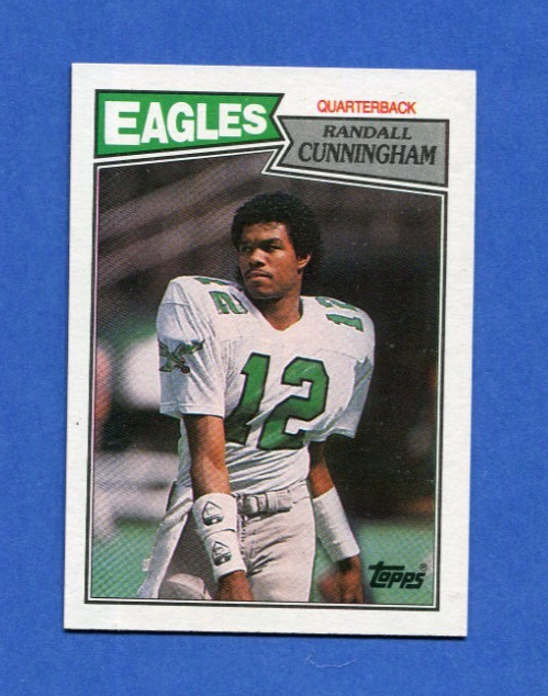 1987 Topps Football #296 RANDALL CUNNINGHAM (RC) Philadelphia Eagles NRMT/MT