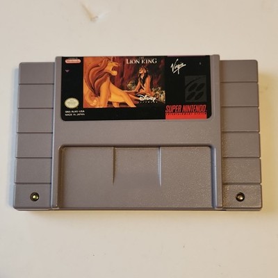 Virgin The Lion King SNES Game Cartridge NTSC-U/C (US/Canada)