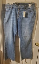 JUDY BLUE NWT Midrise Buttonfly Bootcut JEANS Size 24W