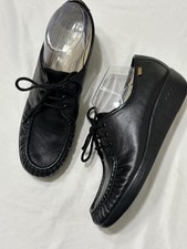 SAS Women’s 11N black Leather Lace Up Comfort Shoe USA made