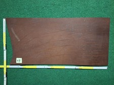Rindsleder vegetabil braun matt ca.3mm dick Lederhaut Gürtelleder