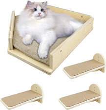 Set Da 4 Amaca Gatti, Scala Parete Arrampicata, Mensole Di Mobili per Arrampicar