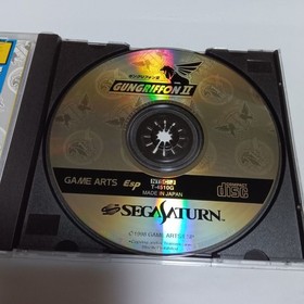 Gun Griffon II 2 W/Manual Obi Sega Saturn SS Retro Used Game Good NTSC-J Japan