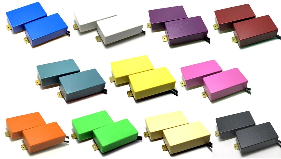 Volt Bucker Pickups, Humbucker HH SET: 1 Bridge + 1 Neck ~ Cover Color Choice - Image 3 of 4