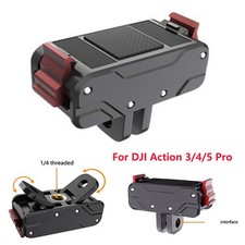 Magnetic Quick-Release Base Mount Adapter With Dual Claw For DJI Action3/4/5 Pro