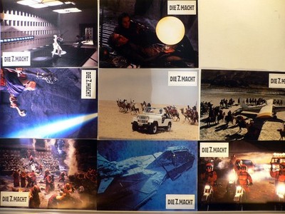 Die 7. Macht - Sam Hui - Joey Wong - 8 Aushangfotos/Lobbycards-G1