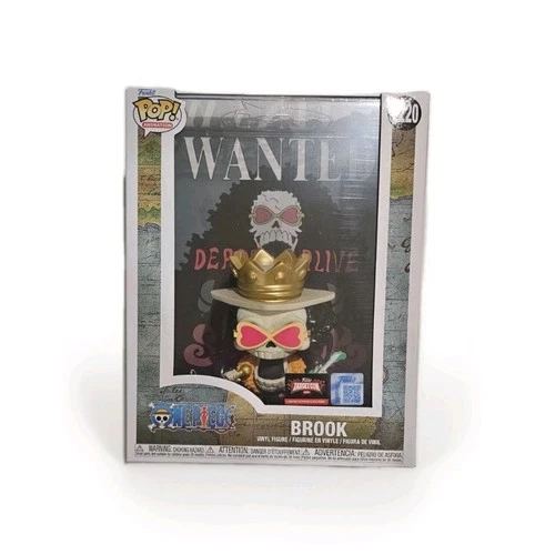Funko Pop! One Piece Wanted Poster Brook #2220 - TargetCon Exclusive - IN Hand