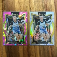 2025 Panini Select WNBA Concourse Hailey Van Lith #30 Pink Ice Prizm & Silver RC