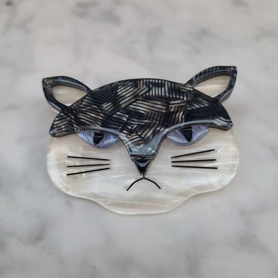 Erstwilder Sour Puss Grumpy Cat Brooch Pin Fashion Jewelry Jess Racklyeft