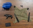 Hasbro GI Joe ARAH 1992 Mutt & Junkyard V3 Accessories- Pistol Launcher Net Read