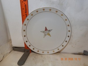 Order of the Eastern Star dish - Cherry Chubu China, Hand Painted