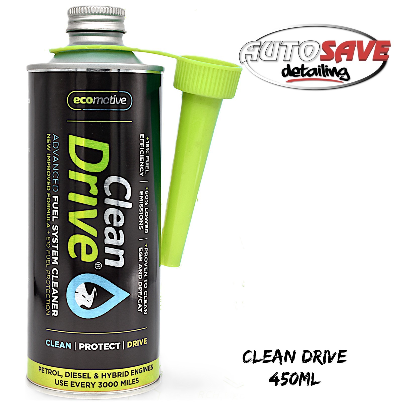 Eco Motive - Clean Drive |450ml |Improve Fuel Efficiency & Performance |