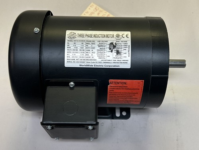 #ad WORLDWIDE ELECTRICNAT12 18 56CBINDUCTION MOTOR 1 2HP 1725RPM 230 460V 56C FR $125.00