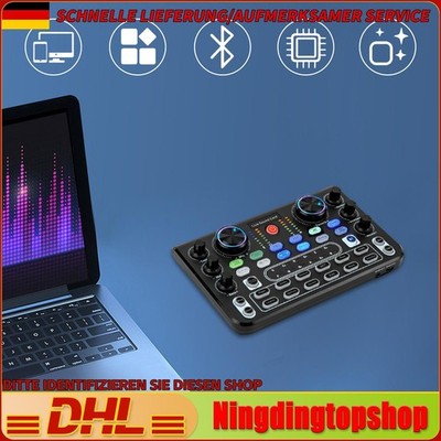 Kompakte Singing Soundkarte Schwarz S6 44.1KHz 16bit Windows/MacOS/Android/IOS