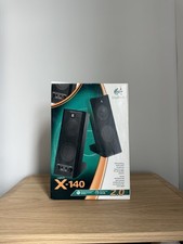 Logitech X-140 2.0 PC Computer Speakers - NEW IN BOX - Enhanced Bass  Audio