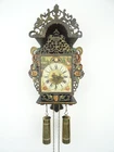 Vintage Antique Warmink Wuba Dutch Old Wall Clock Friesian Mermaid 8 day