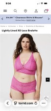 Torrid Stretch Lined Lace Wireless Bralette Plus Size 2 18/20
