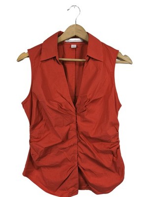 EXPRESS DESIGN STUDIO ärmellose Bluse Damen Bluse Gr. DE 38 rot Elegant