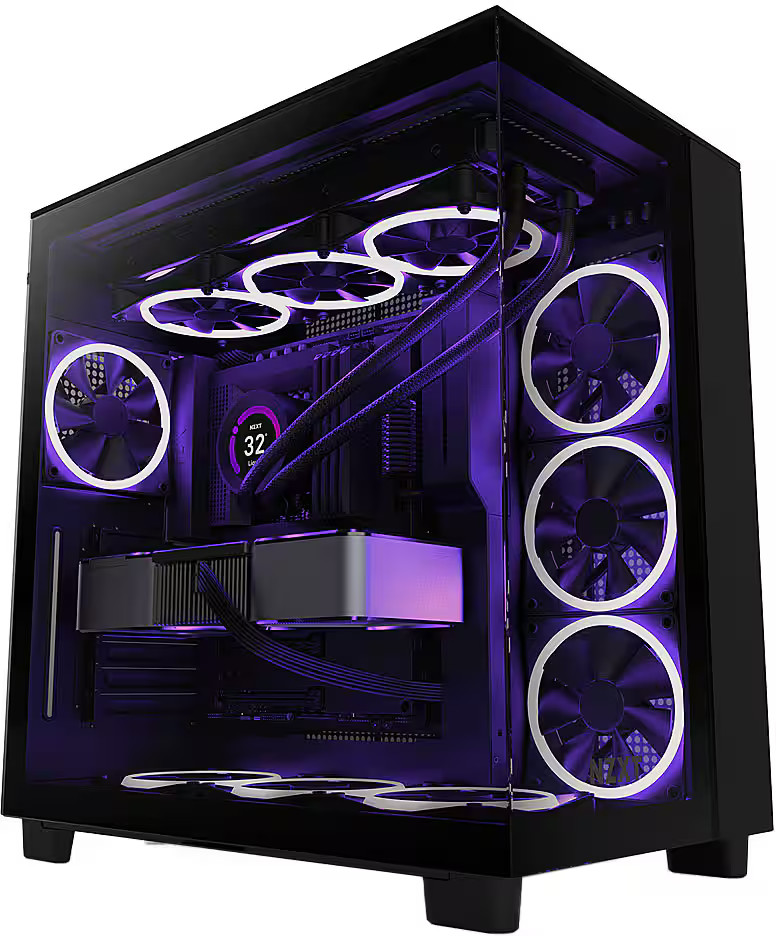 NZXT ATX PCケース　H9 Flow CM-H91FB-01 NZXT - H9 Flow ATX Mid-Tower PC Case with Dual Chamber