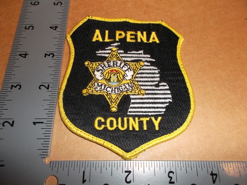 Alpena County Sheriff Police Patch~Michigan~MI~Uniform Worn~Mich~