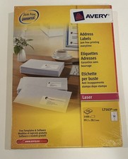 Avery L7163-100 14 per sheet labels - box of 100 sheets - BNIB