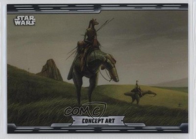 2019 Topps Star Wars Chrome Legacy Concept Art Fields of Naboo #CA-4 1h1