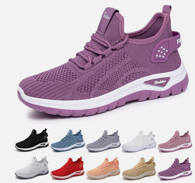 Damen Laufschuhe Atmungsaktiv Sneaker Leichtgewichts Turnschuhe Freizeitschuhe