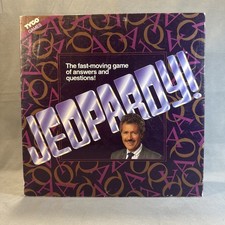 Jeopardy Board Game Open Box 100% Complete Excellent Condition 1992 Edition