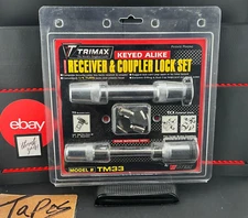 Trimax - TM33 - Premium Coupler Lock, Keyed-Alike Hardened Steel Lock Set 📦