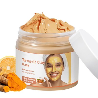 Xoyssfy Turmeric Vitamin C Clay Mask Hydrating Face Mask Clay Face Mask Deep ...