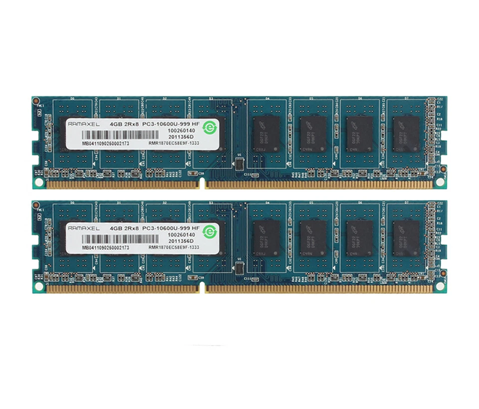 Tested Ramaxel 10X 4GB DDR3 2RX8 PC3-10600U 1333MHz DIMM Desktop Memory RAM New - Image 2 of 4