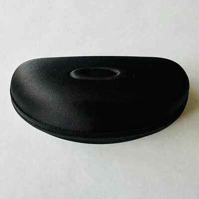 Authentic Oakley Batwolf Soft Vault Sunglass Case Black Hard Hollow Zippered