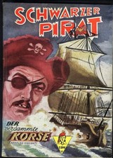 Czarny pirat nr 9 z 1951 roku - TOP Z0-1 ORYGINALNY PRZYGODOWY ZESZYT-RZADKOŚĆ