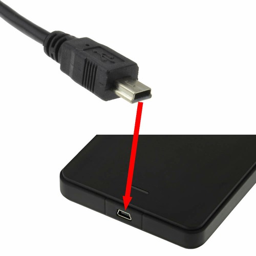 USB 2.0 PC Cable Cord for Toshiba Stor.E Art 1.8'' Portable External Hard Drive - Afbeelding 5 van 6