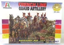 Italeri 6867  54mm French Line Guard Artillery SCALE 1/32   MINT