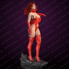 1/24 Resin Figure Model Kit Scarlet Witch GK Unassembled Unpainted
